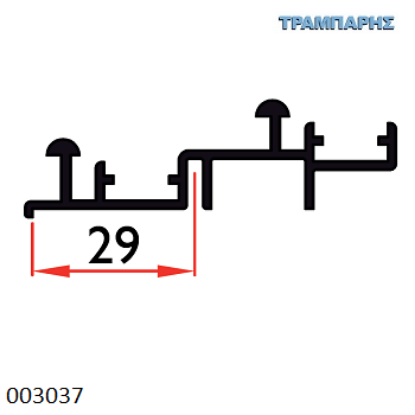 Εικόνα της ΟΔΗΓΟΣ ΑΝΩ ΓΙΑ 80 Kg 3 m Terno-0884