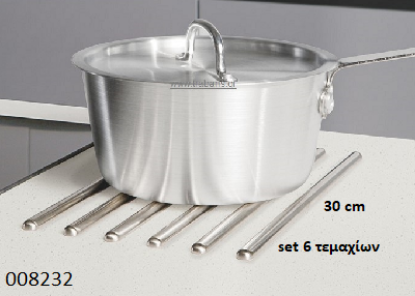 Εικόνα της ΒΕΡΓΕΣ 30 cm  Inox ΠΡΟΣΤΑΣΙΑΣ ΕΠΙΦΑΝΕΙΩΝ set 6 Τεμαχίων ΑΥΤΟΚΟΛΛΗΤΟ