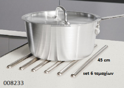 Εικόνα της ΒΕΡΓΕΣ 45 cm Inox ΠΡΟΣΤΑΣΙΑΣ ΕΠΙΦΑΝΕΙΩΝ set 6 Τεμαχίων ΑΥΤΟΚΟΛΛΗΤΟ