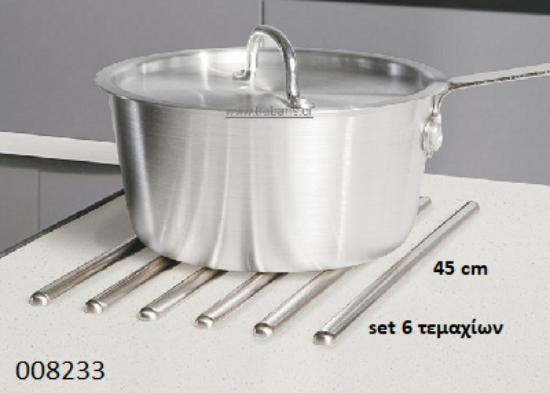 Εικόνα της ΒΕΡΓΕΣ 45 cm Inox ΠΡΟΣΤΑΣΙΑΣ ΕΠΙΦΑΝΕΙΩΝ set 6 Τεμαχίων ΑΥΤΟΚΟΛΛΗΤΟ