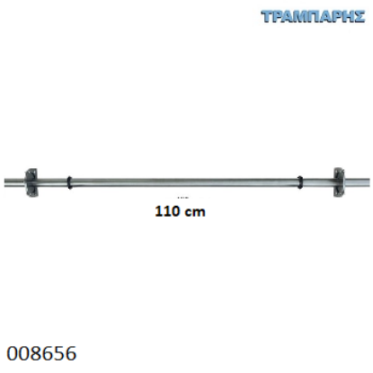 Picture of ΜΠΑΡΑ ΘΥΡΩΝ ΑΠΟΣΠΩΜΕΝΗ 110 cm Inox ματ
