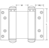 Εικόνα της ΜΕΝΤΕΣΕΣ ΑΛΕΡΕΤΟΥΡ 100 mm INOX ΝΙΚΕΛ-0803