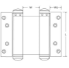 Εικόνα της ΑΛΕΡΕΤΟΥΡ Gr  Inox 100 mm ΜΕΝΤΕΣΕΣ ανά τεμάχιο