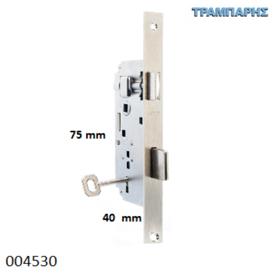 Picture of ΚΛΕΙΔΑΡΙΑ 40x75 mm πλάκα ΤΕΤΡΑΓΩΝΗ ΝΙΚΕΛ Gevy