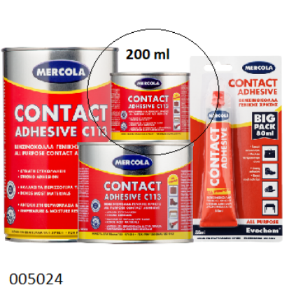 Εικόνα της ΒΕΝΖΙΝΟΚΟΛΛΑ 200 ml ΓΕΝΙΚΗΣ ΧΡΗΣΗΣ CONTACT C113-1002