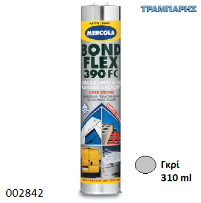 Εικόνα της ΛΑΣΤΙΧΟΚΟΛΛΑ ΓΚΡΙ 310 ml BONDFLEX 390 FC