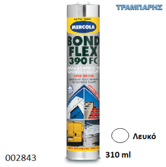 Εικόνα της ΛΑΣΤΙΧΟΚΟΛΛΑ ΛΕΥΚΟ 310 ml BONDFLEX 390 FC