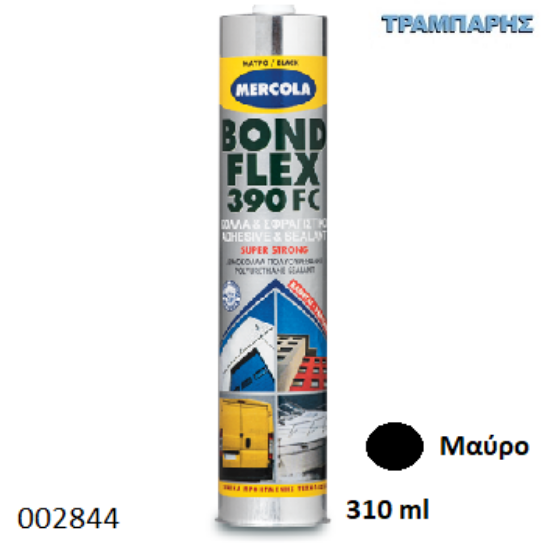 Εικόνα της ΛΑΣΤΙΧΟΚΟΛΛΑ ΜΑΥΡΟ 310 ml BONDFLEX 390 FC-1011