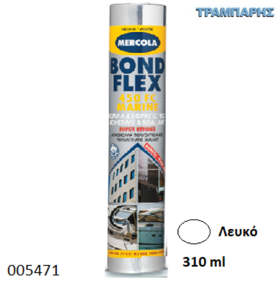 Εικόνα της ΛΑΣΤΙΧΟΚΟΛΛΑ ΛΕΥΚΟ 310 ml BONDFLEX 450FC MARINE-1012