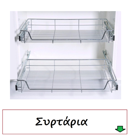 Εικόνα για την κατηγορία Συρμάτινα Συρτάρια χωρίς φρένο