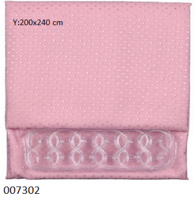 Εικόνα της ΚΟΥΡΤΙΝΑ ΜΠΑΝΙΟΥ 240x200 cm Μονόχρωμη Ροζ