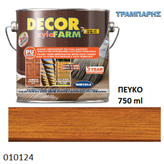 Picture of ΒΕΡΝΙΚΙ ΕΜΠΟΤΙΣΜΟΥ ΠΕΥΚΟ Διαλύτου DECOR XYLOFARM THIXO  750ml