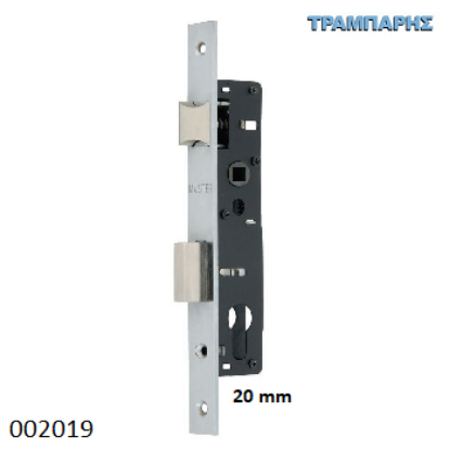 Picture of ΚΛΕΙΔΑΡΙΑ 20x85 mm ΑΣΦΑΛΕΙΑΣ ΤΕΤΡΑΓΩΝΗ ΝΙΚΕΛ ΜΑΤ Master