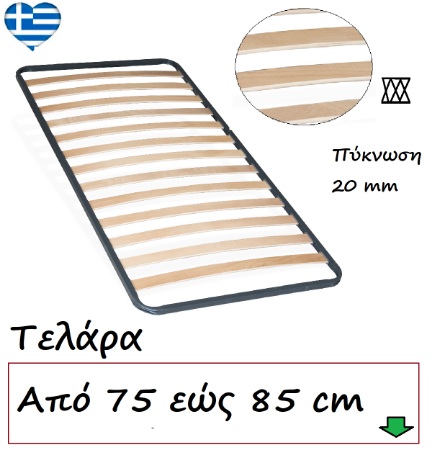 Εικόνα για την κατηγορία Τελάρα 75 εώς 85 cm  πυκνωση 20 mm