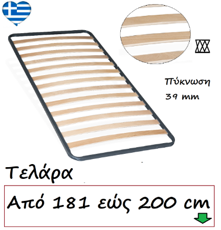 Εικόνα για την κατηγορία Τελάρα 181 εώς 200 cm πυκνωση 39 mm