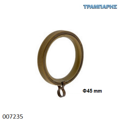 Εικόνα της ΚΡΙΚΟΣ Τετράγωνος Φ45 mm Οξειδέ
