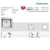 Εικόνα της ΝΕΡΟΧΥΤΗΣ Inox 55x51 cm 1B Γούρνα 50x40x20 cm Istros ΒΟΥΡΤΣΙΣΜΕΝΟ Pyramis