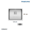 Εικόνα της ΝΕΡΟΧΥΤΗΣ Inox 54x44 cm 1B Γούρνα 50x40x20 cm Lume ΓΥΑΛΙΣΜΕΝΟ Pyramis