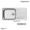 Εικόνα της ΝΕΡΟΧΥΤΗΣ Inox 96x48 cm 1B Γούρνα 50x40x21 cm Space Plus ΣΑΓΡΕ Pyramis