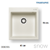 Εικόνα της ΝΕΡΟΧΥΤΗΣ pyragranite 46x50 cm 1B Γούρνα 40x40x20 cm Istros SNOW Pyramis
