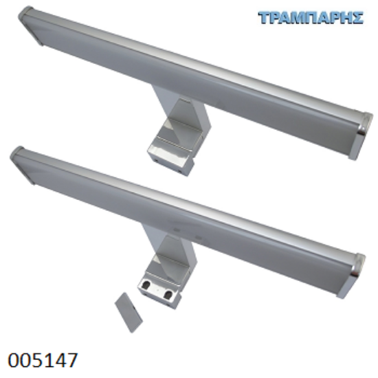 Picture of ΑΠΛΙΚΑ LED 300x125x52,5 mm ΧΡΩΜΙΟ 6W 4000K