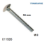 Εικόνα της ΚΑΡΟΒΙΔΑ Μ 8x50 mm Γαλβανιζέ DIN 603, χωρίς παξιμάδι, ανά τεμάχιο