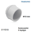 Picture of ΠΕΛΜΑ Φ19 mm ΚΩΝΙΚΟ PVC ΛΕΥΚΟ Συσκευασία: 8 τεμάχια