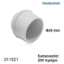 Picture of ΠΕΛΜΑ Φ26 mm ΚΩΝΙΚΟ PVC ΛΕΥΚΟ Συσκευασία: 250 τεμάχια