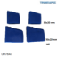 Εικόνα της ΠΕΛΜΑΤΑ ΣΚΑΛΑΣ 50x20-30x20 mm Συσκευασία: Set 4 τεμαχίων