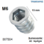 Picture of ΒΥΣΜΑ M6x13 mm Συσκευασία: 40 τεμάχιων ΞΥΛΟΥ Φ8 mm ΜΕΤΑΛΛΙΚΟ  με Αλλεν
