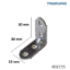 Picture of ΓΩΝΙΑ 30x30 mm ΜΑΡΑΓΚΩΝ Γαλβανιζέ Συσκευασία: ανά τεμάχιo