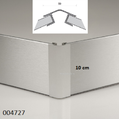 Εικόνα της ΓΩΝΙΑ ΜΠΑΖΑΣ 100 mm Inox 90-135 μοίρες ΠΛΑΣΤΙΚΟ