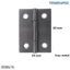 Picture of ΜΕΝΤΕΣΕΣ ΠΛΑΚΑ 60x35 mm Inox metal