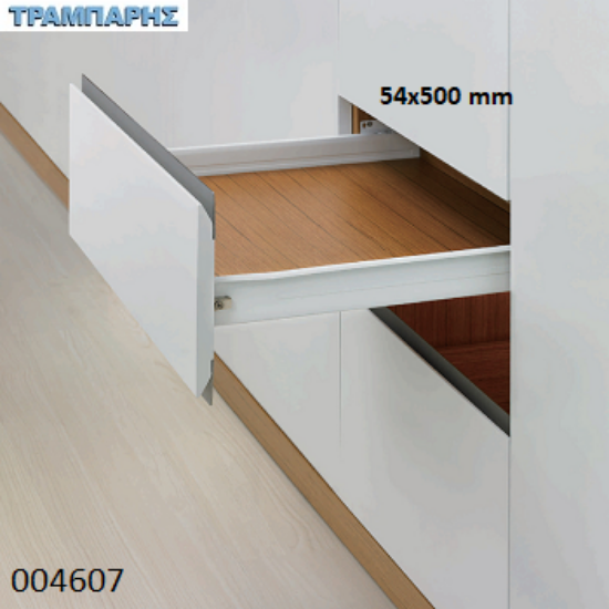 Εικόνα της ΟΔΗΓΟΣ ΜΕΤΑΛΛΙΚΑ ΠΛΑΙΝΑ Y: 054x500 mm  ΜΠΕΖ DTC