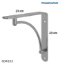 Εικόνα της ΓΩΝΙΑ ΡΑΦΙΩΝ 230x230 mm ΔΙΑΚΟΣΜΗΤΙΚΗ 25Kg