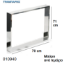 Εικόνα της ΠΟΔΙΑ ''Plaisio'' 71x70 cm ΤΡΑΠΕΖΙΩΝ 50x10 mm ΜΑΥΡΟ ανά τεμάχιο