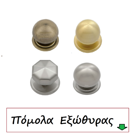 Picture for category Λαβές Εξώθυρας ''Πόμολο''