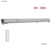 Εικόνα της ΣΙΔΗΡΟΔΡΟΜΟΣ Slim 21x23 mm (κομπλέ) Νίκελ Ματ