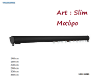 Εικόνα της ΣΙΔΗΡΟΔΡΟΜΟΣ Slim 21x23 mm (κομπλέ) Μαύρο