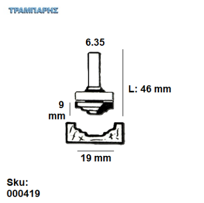 Picture of ΕΡΓΑΛΕΙΟ ROUTER  Σειρά 33 D19 Chn