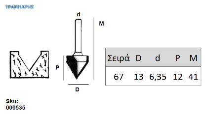 Εικόνα της ΕΡΓΑΛΕΙΟ ROUTER  Σειρά 67 D13 Chn