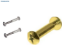 Picture of ΒΙΔΕΣ ΣΥΝΔΕΣΗΣ Επίπλων Φ8 mm M6, σε Νίκελ- Χρυσό ανά σετ