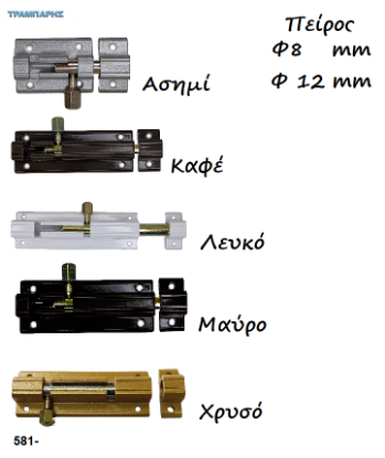 Εικόνα της ΣΥΡΤΕΣ ΑΛΟΥΜΙΝΙΟΥ με πείρο Φ8 & Φ12 mm