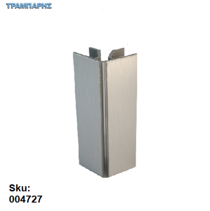Picture of ΓΩΝΙΑ 120mm No12 ΜΕ ΛΑΣΤΙΧΟ ΜΠΑΖΑΣ ΠΛΑΣΤΙΚΗΣ INOX