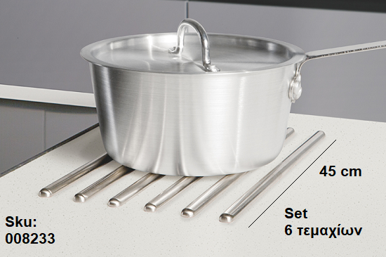 Picture of ΒΕΡΓΕΣ 45 cm Inox ΠΡΟΣΤΑΣΙΑΣ ΕΠΙΦΑΝΕΙΩΝ set 6 Τεμαχίων ΑΥΤΟΚΟΛΛΗΤΟ