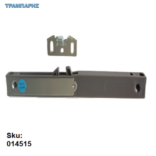 Picture of ΚΟΥΡΤΙΝΟΒΕΡΓΑ Νο 1, 140 cm, Νίκελ Νίκελ ματ, διπλή σωλήνα βερνικωμένη κομπλέ, 2 στηρίγματα, 2 άκρα Νο 1 & 2 τάπες Φ 25 mm