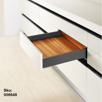 Picture of ΠΛΑΪΝΟ ΔΙΠΛΟ MAGIC-STAR PUSH-OPEN 300mm Y88mm PLUS HD14 ΓΚΡΙ ΜΑΤ ΓΙΑ 16mm DTC