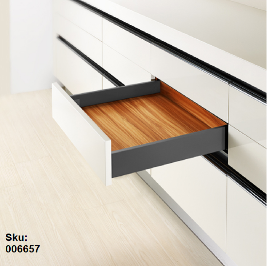 Picture of ΠΛΑΪΝΟ ΔΙΠΛΟ MAGIC-STAR PUSH-OPEN 450mm Y88mm PLUS HD41 ΓΚΡΙ ΜΑΤ ΓΙΑ 16mm DTC