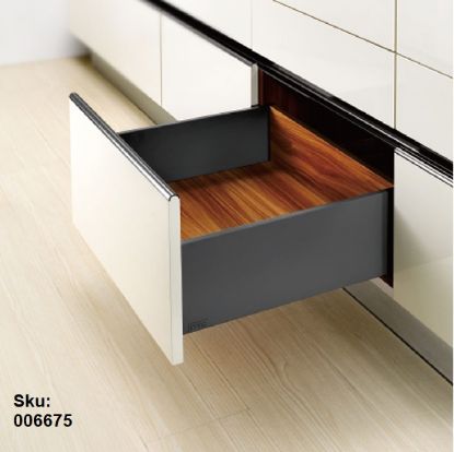 Picture of ΠΛΑΪΝΟ ΔΙΠΛΟ MAGIC-STAR PUSH-OPEN 300mm Y174mm PLUS HD13 ΓΚΡΙ ΜΑΤ (E30) ΓΙΑ 16mm DTC