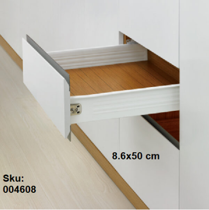 Εικόνα της ΟΔΗΓΟΣ ΜΕΤΑΛΛΙΚΑ ΠΛΑΙΝΑ Y:   86 x 500 mm  ΜΠΕΖ DTC